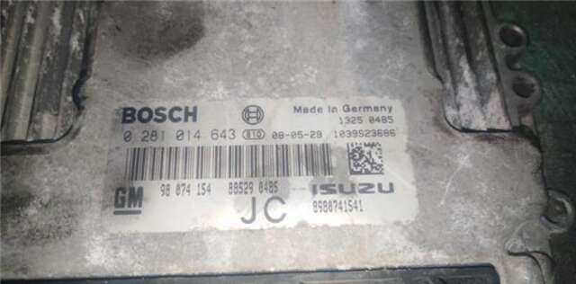 Centralita Motor ECU Opel Astra 1.7 CDTI