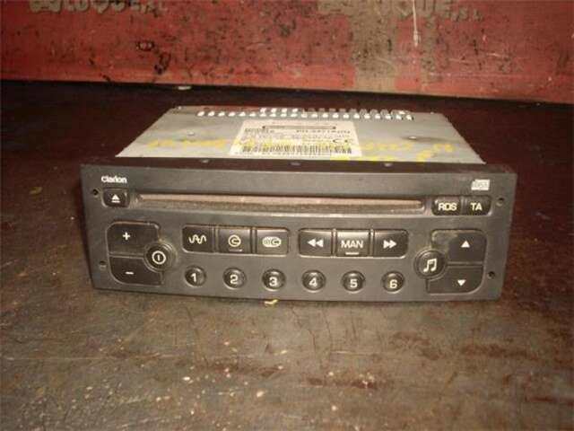 Sistema Audio Radio CD Peugeot 206 2.0 CC [2.0 LTR. - 100 KW 16V CAT (RFN - EW10J4)]