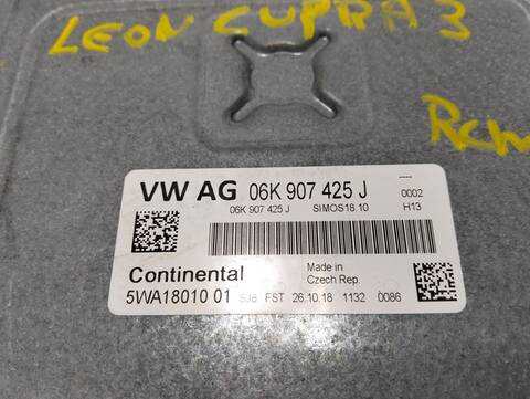 Foto 3ª: Centralita Motor ECU Seat Leon CUPRA 290 290CV (2012)