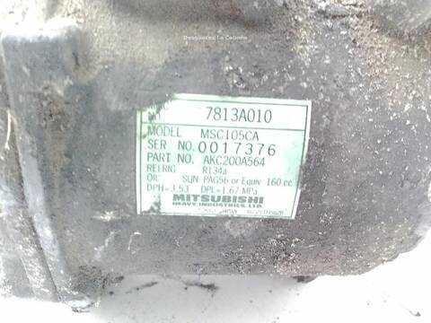 Foto 2ª: Compresor Aire Acondicionado Mitsubishi Grandis VERSION INDEFINIDA (2003)