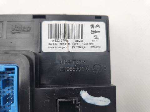 Foto 3ª: Centralita Motor ECU DS 7 GRAND CHIC 177CV [AH01] (2018)