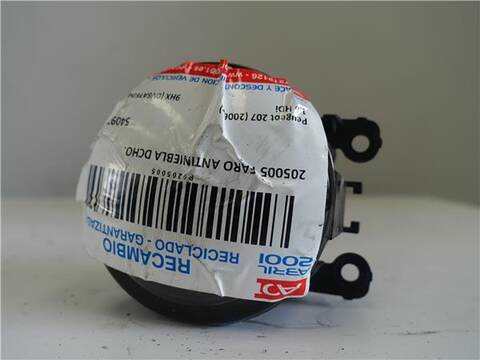 Faro Antiniebla Delantero Derecho Peugeot 207 1.6 HDI 90CV 66KW