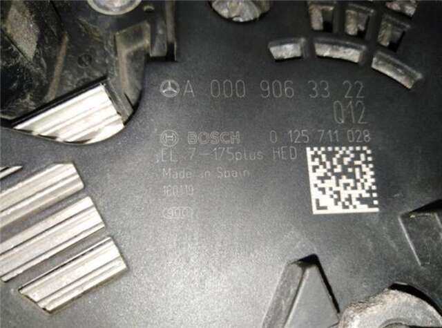 Alternador Mercedes Clase C 160 1.8 CLA 200 CDI (117.301) [1.8 LTR. - 100 KW CDI CAT]