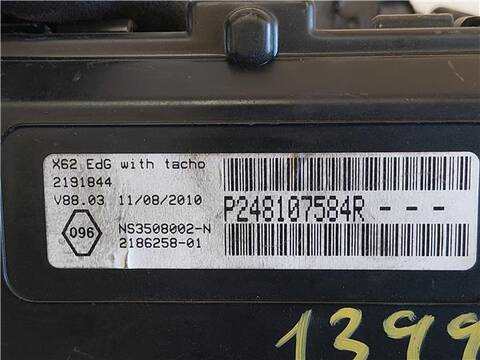 Foto 3ª: Cuadro de Instrumentos Renault Master 2.3 125 FURGON [D/M9T A676] (2010)