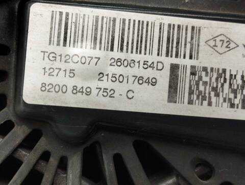 Foto 4ª: Alternador Renault Megane 1.2 16V BERLINA 116CV 85KW III BERLINA 5 P [H5F A4] (2015)