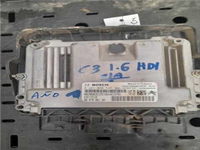 Foto 2ª: Centralita Motor ECU Citroen C3 1.4 HDI 16V XTR [1 4 LTR. - 66 KW HDI CAT 8HY - DV4TED4)] 90CV
