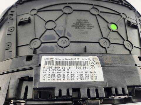 Foto 3ª: Cuadro de Instrumentos Mercedes Clase C 160 C 350 T E 205.247) 279CV FAMILIAR [274920] (2015)