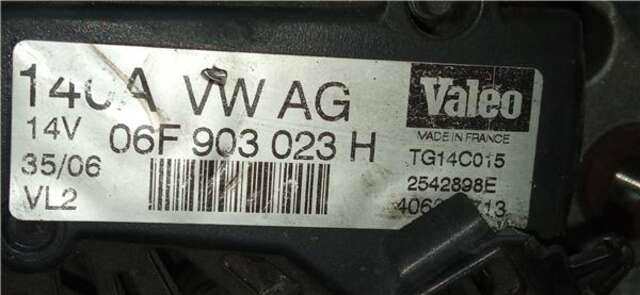 Alternador Audi A4 2.0 TDI 16V