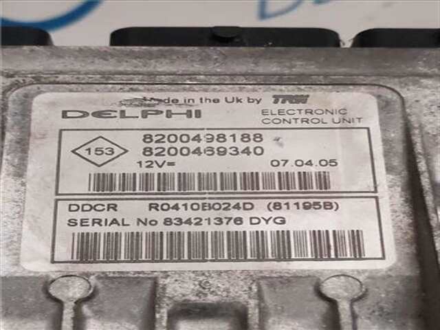 Foto 2ª: Centralita Motor ECU Renault Scenic 1.5 DCI (JM02. JM13) (JM)(2003-_) [K9K 728]