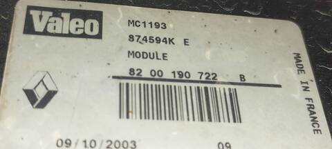 Foto 3ª: Electroventilador Renault Master L1H1 CAJA CERRADA 2.8 TO 99CV 73KW [D-G9U A7] (2003)
