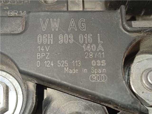 Foto 2ª: Alternador Audi Q5 2.0 TFSI (155 KW) QUATTRO [2.0 LTR. - 155 KW 16V TFSI]