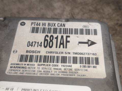 Foto 3ª: Centralita Airbag Chrysler PT Cruiser EDJ (2007)