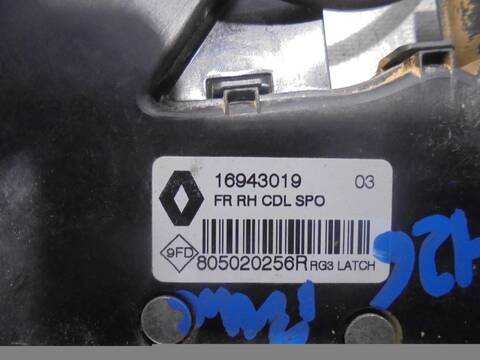 Foto 4ª: Cerradura Puerta Delantera Derecha Renault Megane BOSE-EDITION BERLINA 130CV 97KW IV BERLINA 5P [H5F F4] (2017)