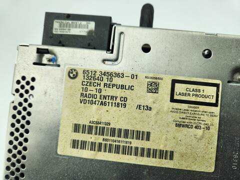 Foto 3ª: Sistema Audio Radio CD Mini Countryman COOPER 122CV 90KW [N16B16A] (2010)