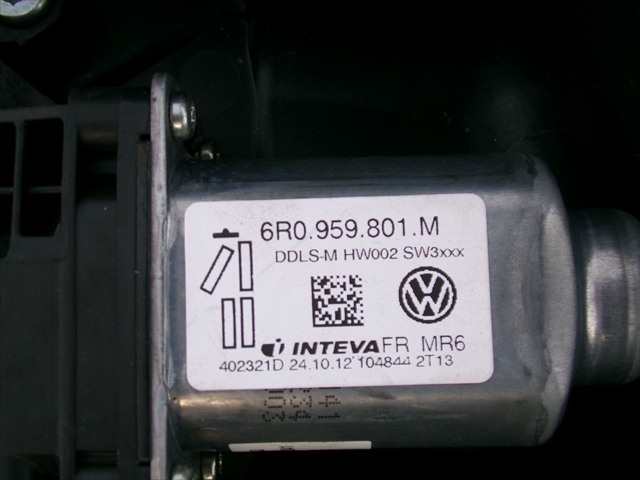 Foto 2ª: Elevalunas Eléctrico Delantero Izquierdo Seat Ibiza 1.2 G MODELO 6J, 2012-2015 [CGP] (2013)