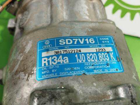 Foto 2ª: Compresor Aire Acondicionado Seat Toledo 1.9 TDI 110CV [AHF] (1999)