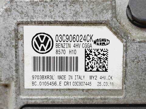 Foto 3ª: Centralita Motor ECU Volkswagen Golf 102CV 75KW [CGG] (2011)