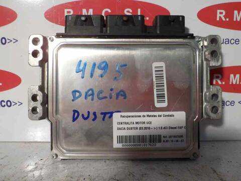 Foto 2ª: Centralita Motor ECU Dacia Duster 1.5 DCI DIESEL FAP CAT 90CV 66KW [K9K E8] (2012)