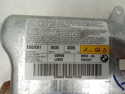 Foto 4ª: Airbag Lateral Delantero Izquierdo Bmw Serie 5 535 3.0 D AUT. TOURING E61) [M57 D30 (306D4)] (2005)