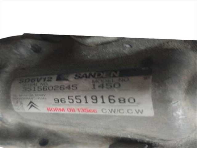 Foto 2ª: Compresor Aire Acondicionado Citroen C3 1.6 16V HDI (2002)