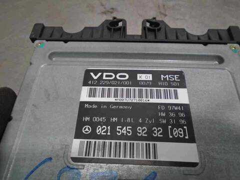 Foto 2ª: Centralita Motor ECU Mercedes Clase C 160 180 202.018) BERLINA 122CV 90KW [G 111.921] (1998)