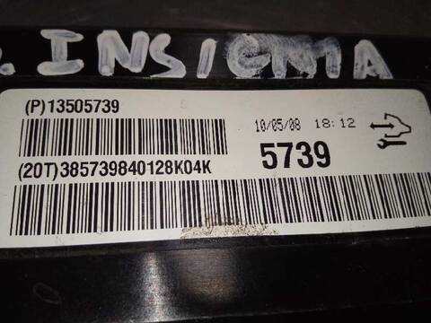 Foto 2ª: Caja Reles Fusibles Opel Insignia COSMO BERLINA 131CV 96KW [A20DTH] (2010)