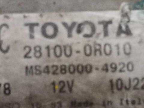 Foto 2ª: Motor de Arranque Toyota Verso 2.2 D-4D AUR10_ AUR10R) (2004)