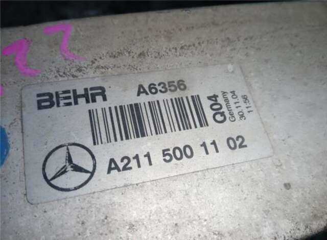 Intercooler Mercedes Clase E 180 2.7 E 270 CDI (211.016) [2.7 LTR. - 130 KW CDI CAT]