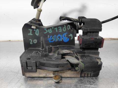 Foto 2ª: Cerradura Puerta Delantera Izquierda Opel Astra 1.6 CAT Z 16 SE - L55) BERLINA 84CV 62KW [Z16SE] (2002)