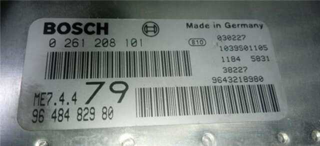 Centralita Motor ECU Peugeot 206 1.6 16V