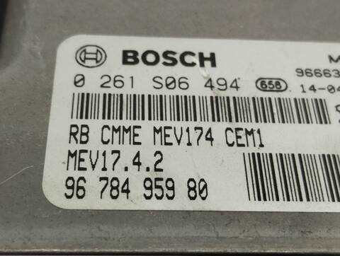 Foto 3ª: Centralita Motor ECU Citroen C4 BUSINESS 95CV 70KW [8F01] (2014)