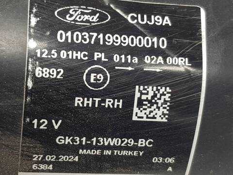 Foto 3ª: Faro Derecho Ford Transit 350 L2 HD) CABINA SIMPLE TREND
