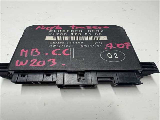 Foto 2ª: Centralita Motor ECU Mercedes Clase C 160 611962 BERLINA (2001)