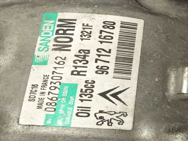 Foto 3ª: Compresor Aire Acondicionado Peugeot 508 1.6 HDI (2010)