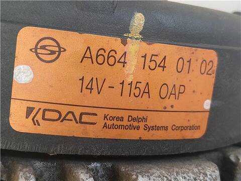 Foto 3ª: Alternador Ssangyong Kyron 2.0 200 XDI 141CV 104KW [D/D20DT] (2008)