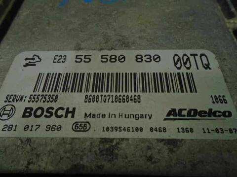 Foto 3ª: Centralita Motor ECU Opel Corsa NAVI 95CV 70KW [A13DTC] (2011)