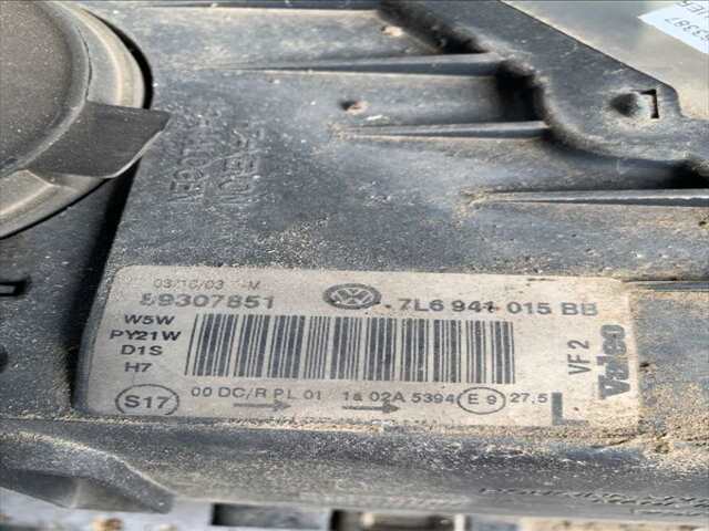 Foto 2ª: Faro Izquierdo Volkswagen Touareg 2.5 TDI (2003)