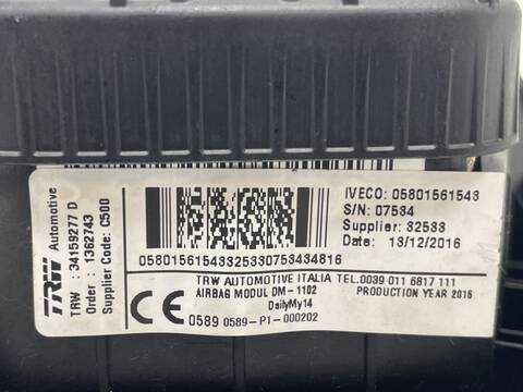 Foto 2ª: Airbag Delantero Izquierdo Iveco Daily F1CGL411B FURGON (2017)