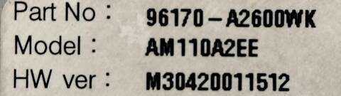 Foto 2ª: Sistema Audio Radio CD Kia Ceed TECH 1 CAT 1396 CM3) 99CV (2012)