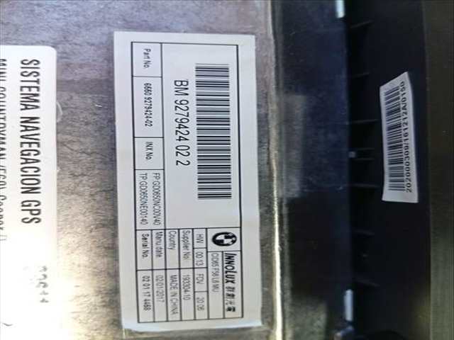 Foto 4ª: Sistema GPS Mini Countryman COOPER D 150CV 110KW [B47C20A] (2017)