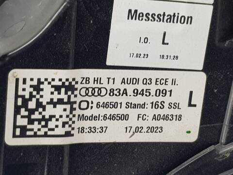 Foto 3ª: Piloto Trasero Izquierdo Audi Q3 2.5 TFSI QUATTRO