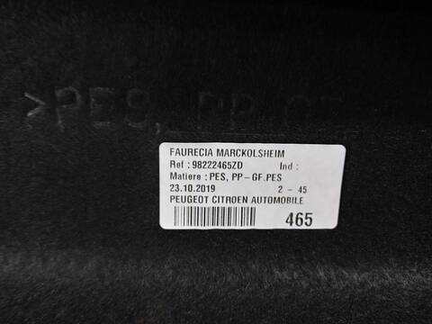 Foto 3ª: Bandeja Trasera Peugeot 308 ACTIVE 110CV 81KW [HNZ / HNP] (2020)