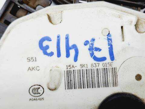 Foto 4ª: Cerradura Puerta Delantera Izquierda Seat Leon I-TECH 105CV 77KW [CLH] (2014)