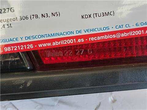 Foto 3ª: Piloto Trasero Izquierdo Peugeot 306 1.4 SL 75CV 55KW [KDX (TU3MC)] (1993)