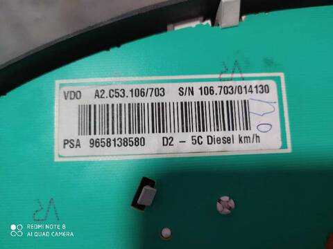 Foto 3ª: Cuadro de Instrumentos Peugeot 407 VERSION INDEFINIDA