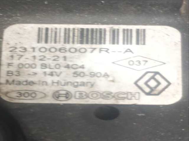 Foto 2ª: Alternador Renault Clio 0.9 TCE 90 BHNF BHMA BHMH BHJK BHJR) (2012)