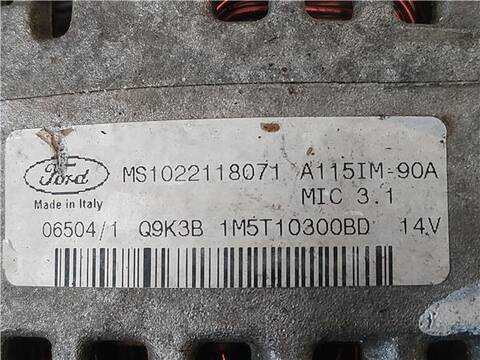 Foto 3ª: Alternador Ford Focus 1.8 TDCI 100CV 74KW [FFDA] (2004)