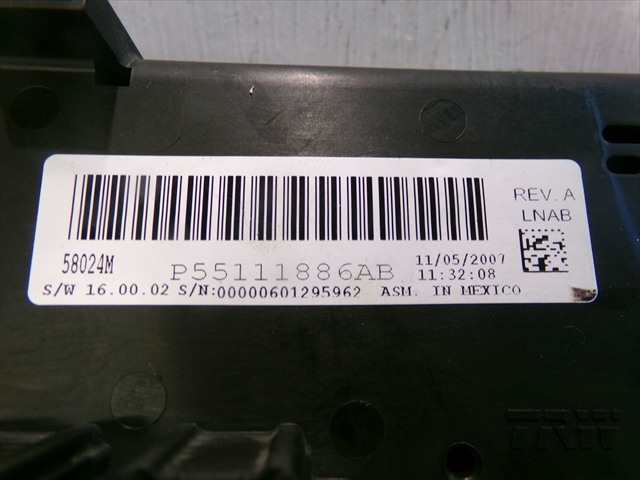 Foto 4ª: Mando Calefacción A. A. Chrysler Sebring 2.0 CRD 2007-2011 [BYL] (2010)