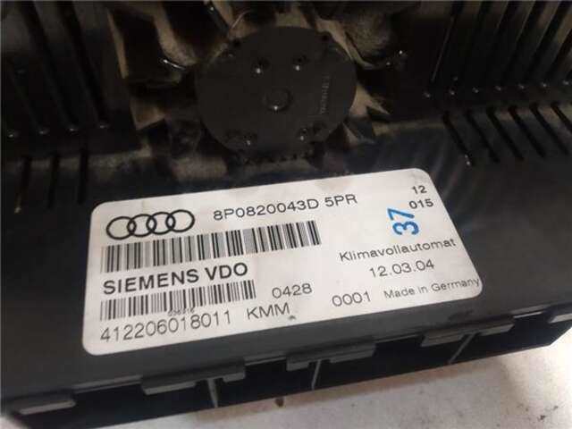 Foto 3ª: Mando Climatizador Audi A3 2.0 FSI AMBITION [2.0 LTR. - 110 KW 16V FSI] [AXW]