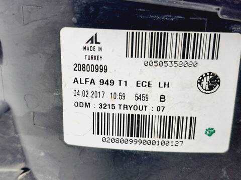 Foto 4ª: Piloto Trasero Izquierdo Alfa Romeo Stelvio EXECUTIVE 4WD 209CV 154KW [55271838] (2017)